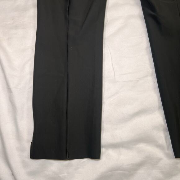 Athleta Stellar Trouser Pants Size L Dark Army Green Zip Pockets Crop Ankle Slim - Picture 12 of 15